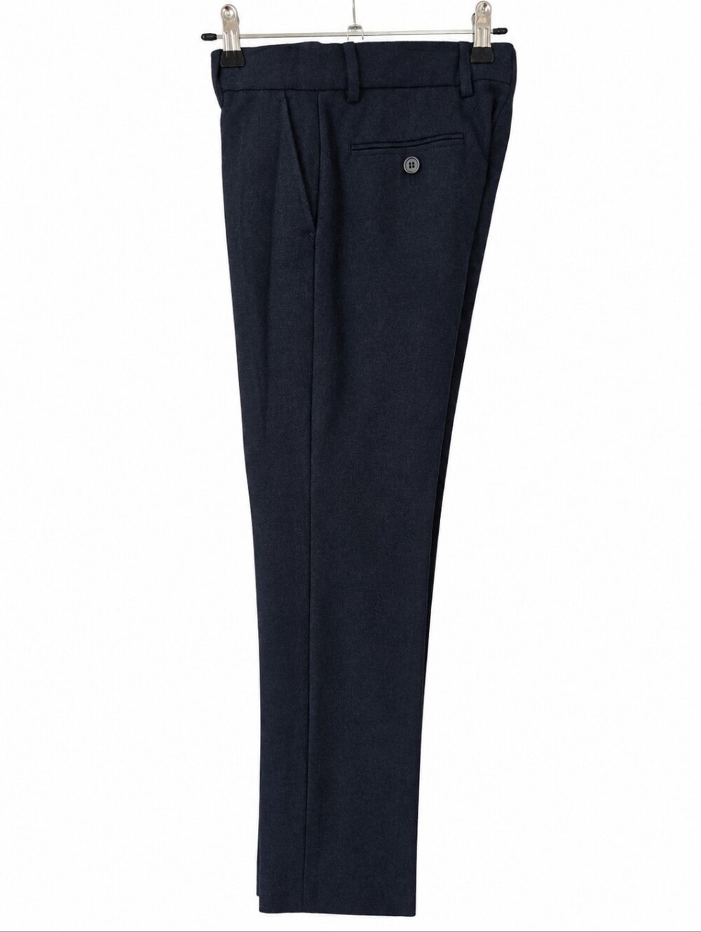 Isaac Mizrahi New York Boys Wool Blend Dress Pants Navy Blue Size 10